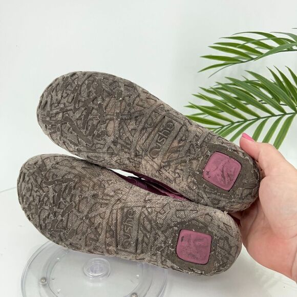 Cushe Shucoon Mary Jane Shoes Women's Size 9 Pink Purple Slip On Loafers Moc - Picture 8 of 12